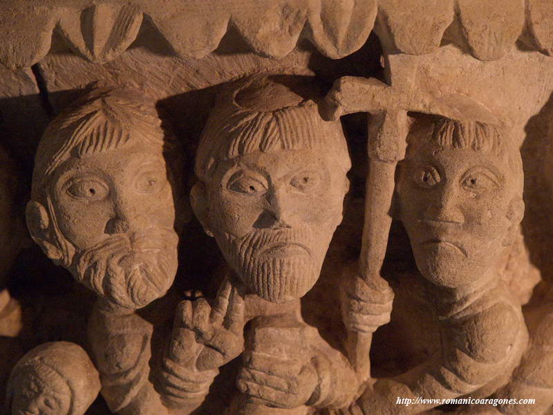 DETALLE DE LA ESCENA DE BAUTISMO